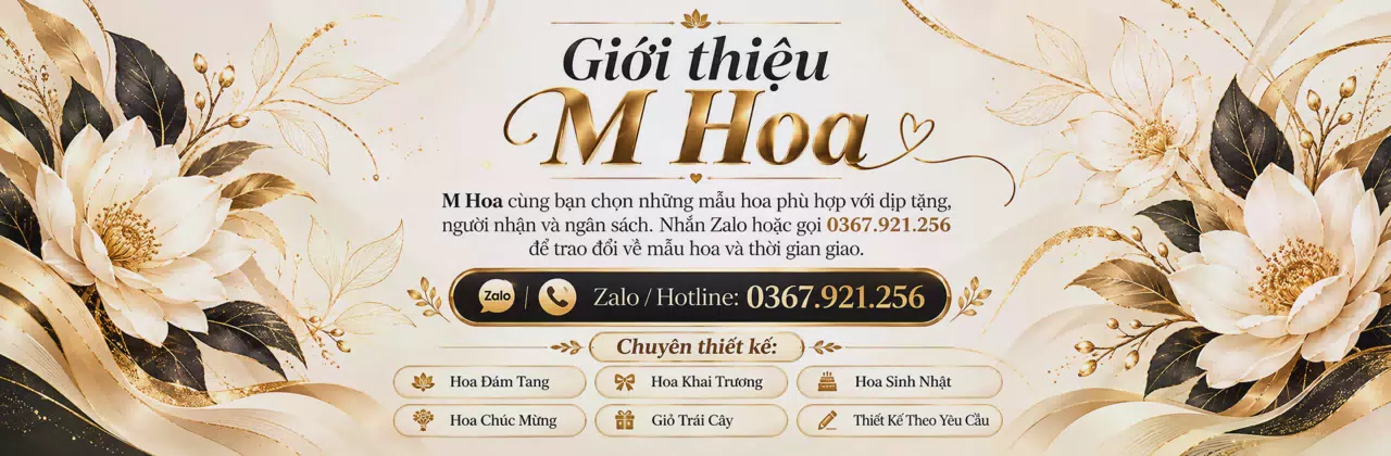 Ảnh bìa Shop hoa tươi Xã Phạm Ngũ Lão Hưng Yên - Một món hoa, nhiều điều muốn nói